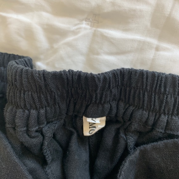 Linen drawstring pants - Picture 2 of 2